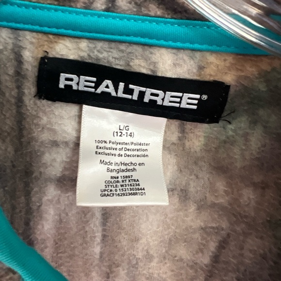 Realtree Teal and Gray Top - Picture 4 of 4